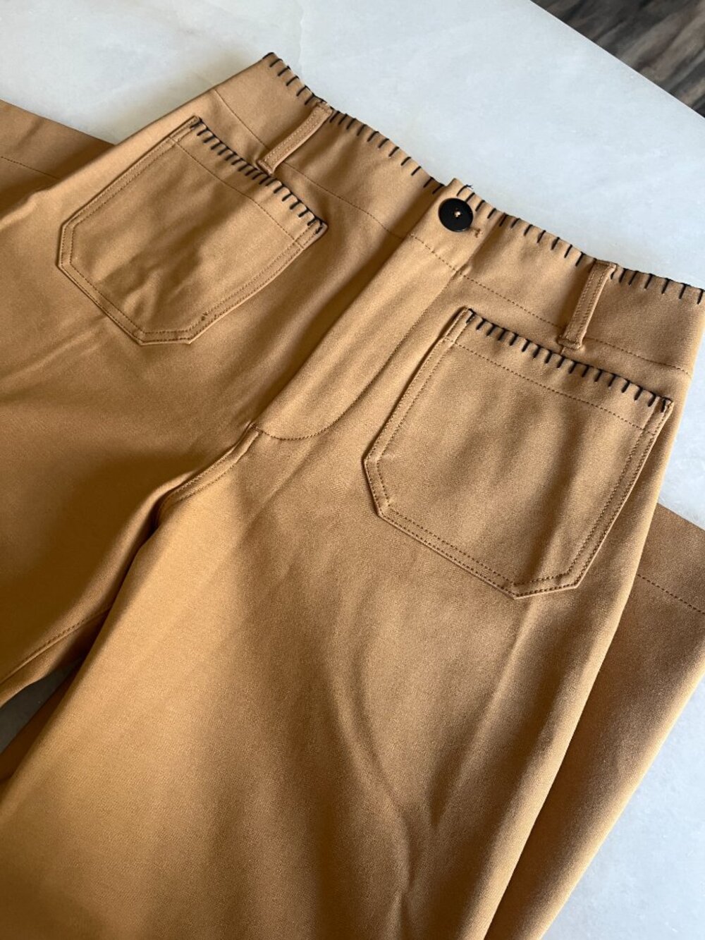 The Colette Whipstitch Crop Wide Leg Pant by Maeve 29 - Picture 5 of 12
